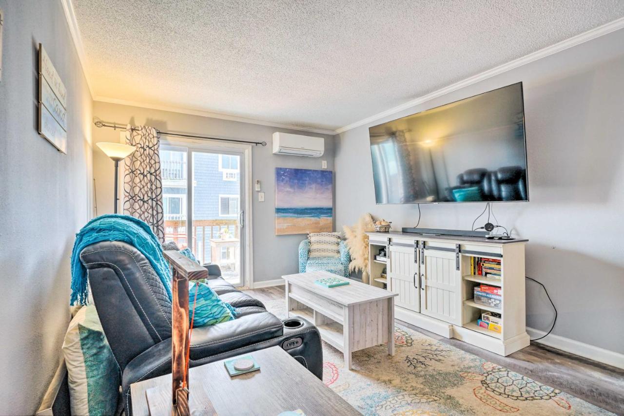 North Topsail Condo - Steps To Beach! North Topsail Beach Bagian luar foto